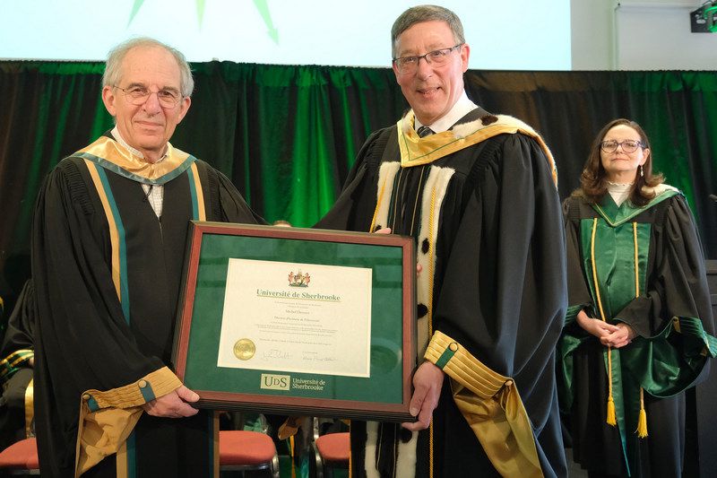 Un Nobel honoré par l’Université de Sherbrooke